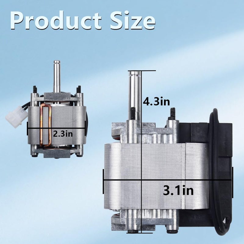 BAY Direct S99080667 2288720 R520124 Fan Motor Replacement for Br-oan Range Hood Compatible Models: QT2000 Series - Image 3